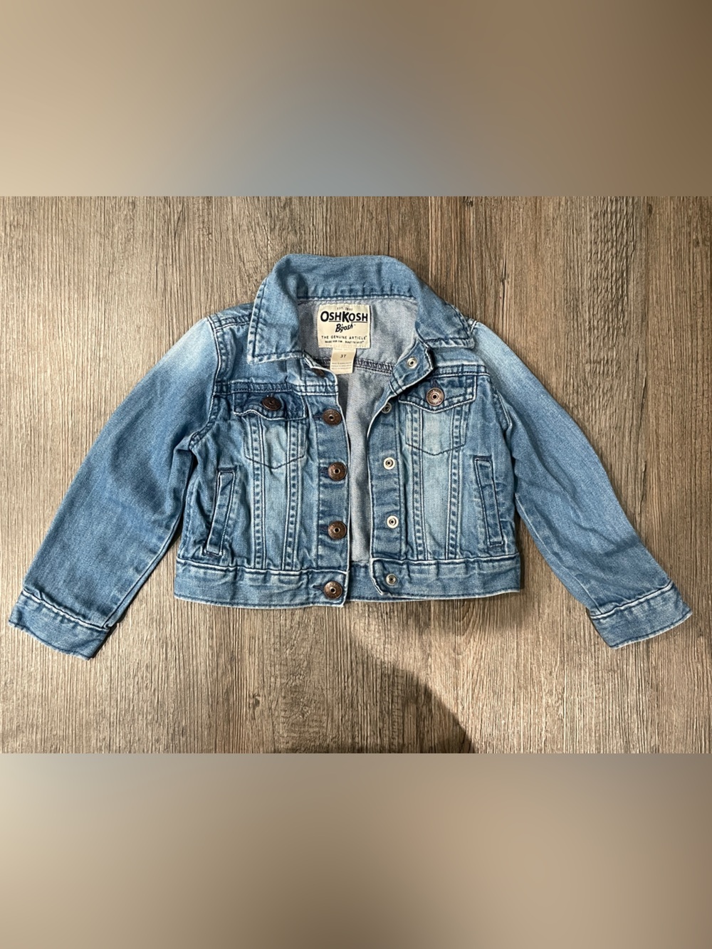 OshKosh B'gosh Light Blue Girl’s Denim Jacket 3T
